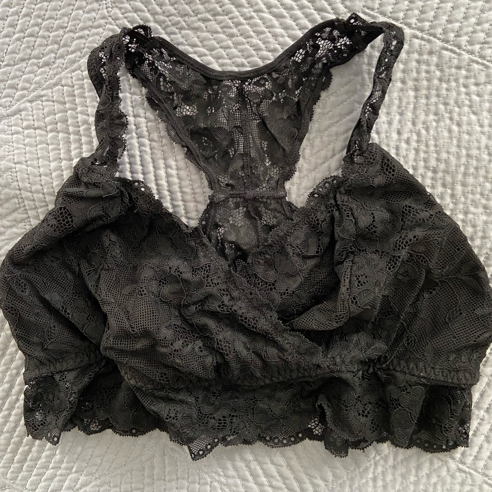 Motherhood Maternity Black Nursing Bralette Small NWOT